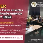 SUSPENDIDO - PRIMER CONCURSO PÚBLICO DE MÉRITOS PARA NOMBRAMIENTO DOCENTE 2024, HASTA NUEVA DISPOSICIÓN.