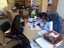 Estudiante en una sesión de orientación individual