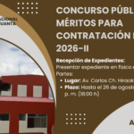 Concurso Público de Méritos para Contratación Docentes 2026-II